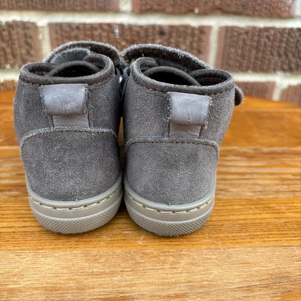 Cienta Sneaker Booties Kids 8 (25) Gray Leather Comfort Casual Shoes